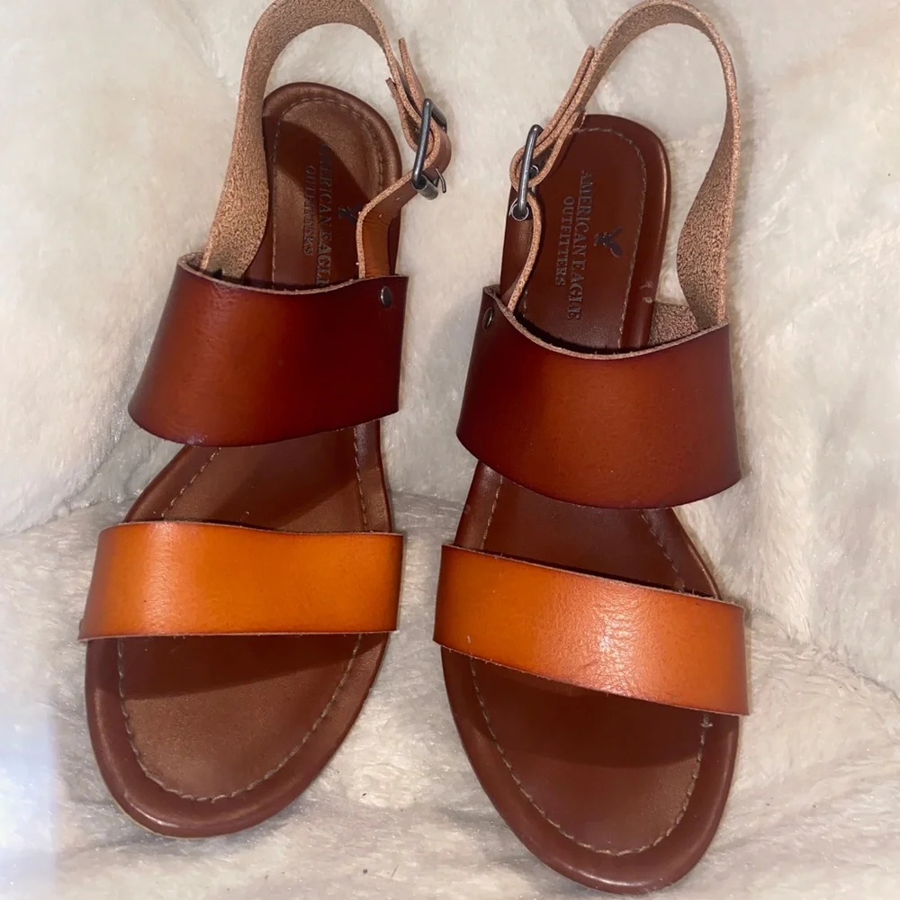 American Eagle wedges BOHO style - Picture 2 of 2